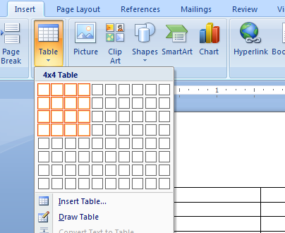 microsoft word how to use shapes to create template